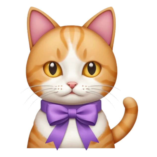 Kurdele takıp kapak yapan kedi sticker