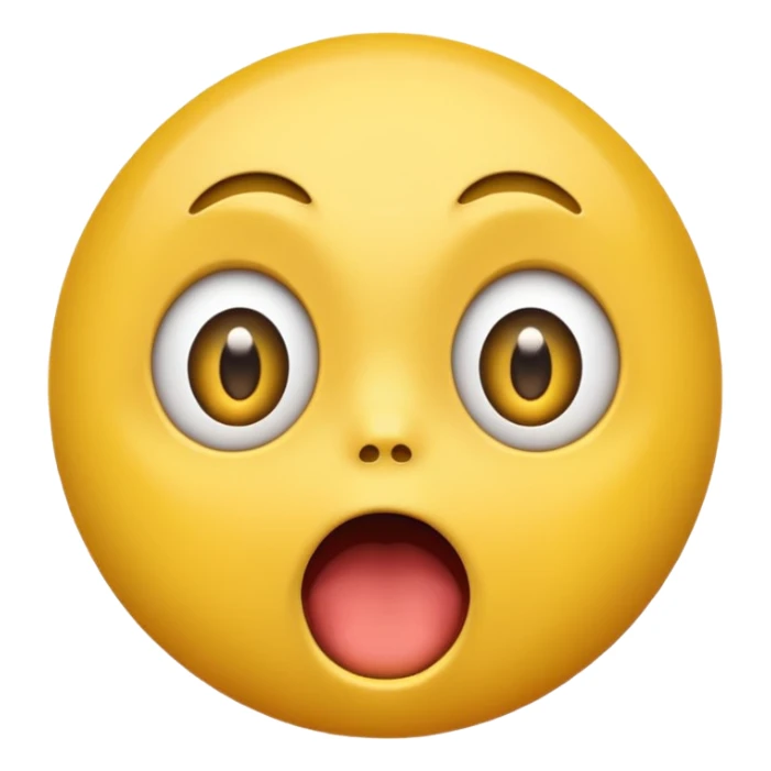 Can you make a normal emoji that looks like it just realized the Ruth and all the answers  sticker