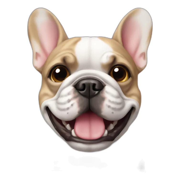 football French bulldog sticker