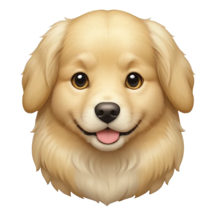light english cream golden retriever  sticker