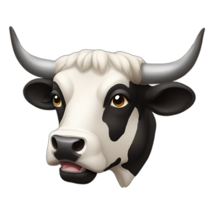 Osborne Bull Emoji The famous black Osborne bull found on Spanish roads sticker