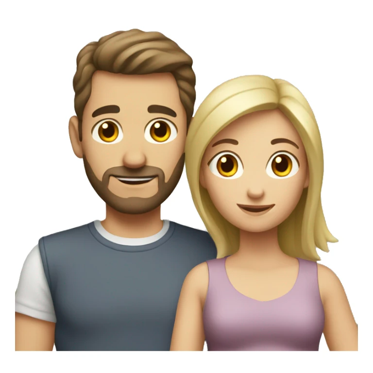 caucasian family sticker