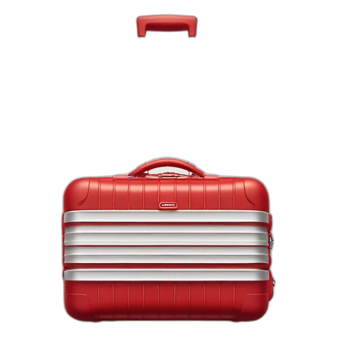 One Rimowa red Essential Cabin luggage sticker