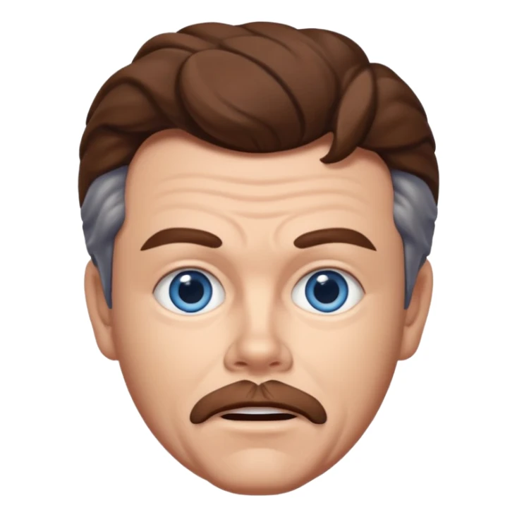 Russ Tamblyn with blue eyes, brown hair sticker