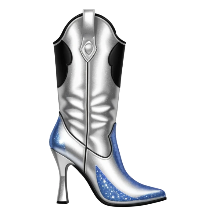 Disco cowgirl boots sticker