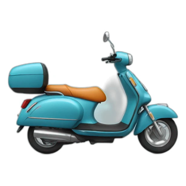 Holland sur un scooter sticker