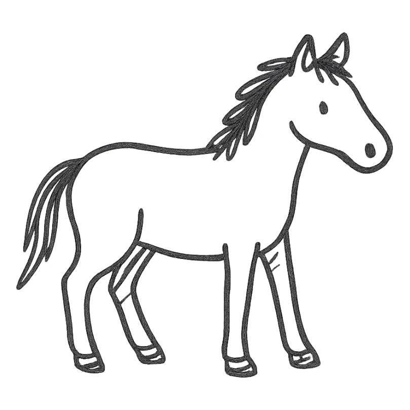 Horse  sticker
