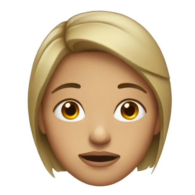 woman with tears sticker