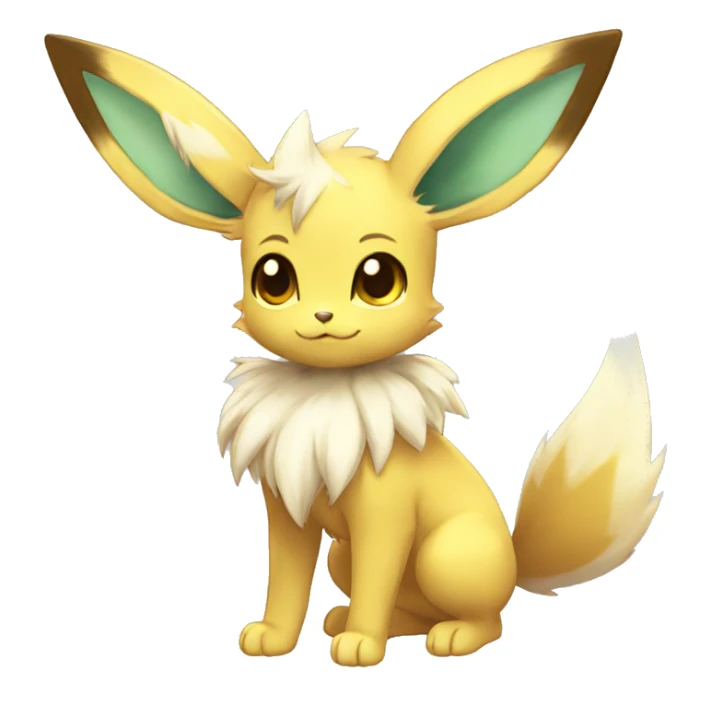Shiny Kawaii Eeveelution-Cute-Pokémon-fusion full body sticker