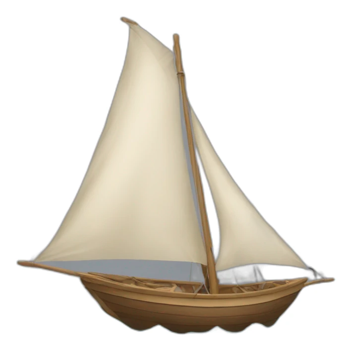Brun ténébreux qui fais de la voile  sticker