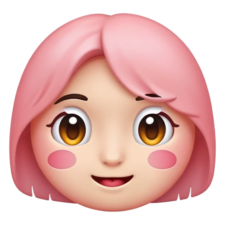 a emoji das blushes because he is shy  sticker