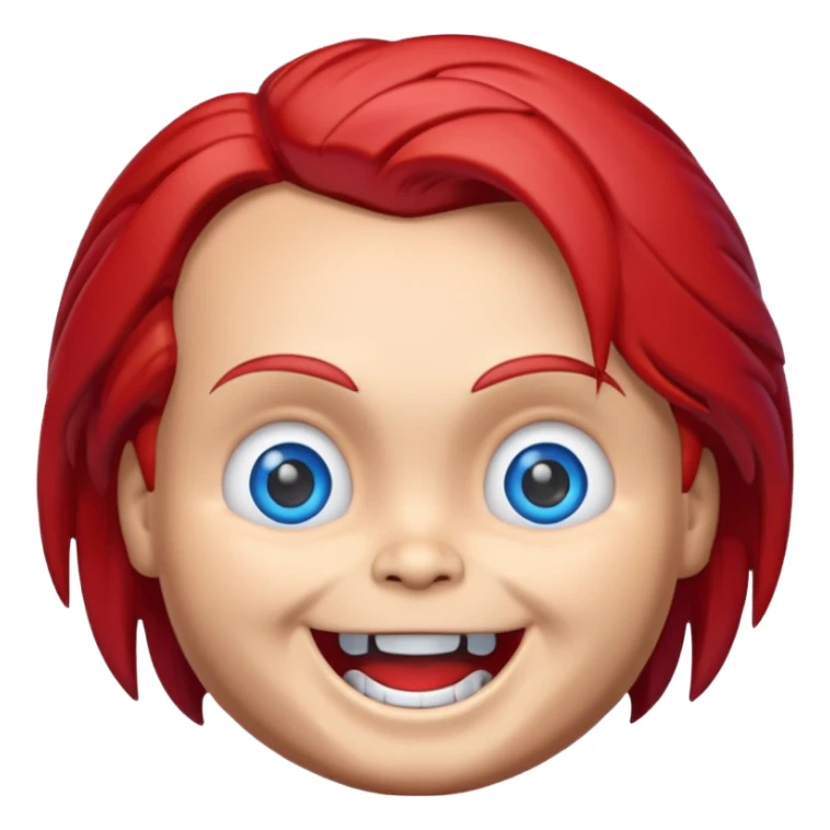 Un emojin de chuky sticker