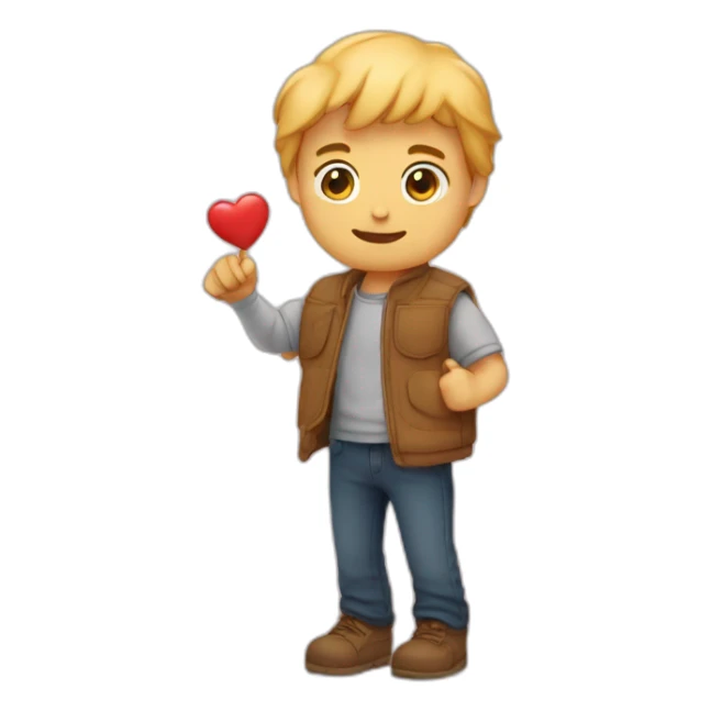 Mains qui font un coeur sticker