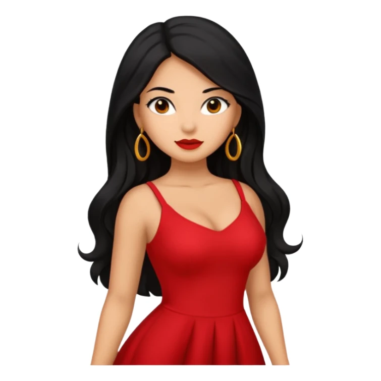 latina baddie, latina woman with great thick body, pretty sticker