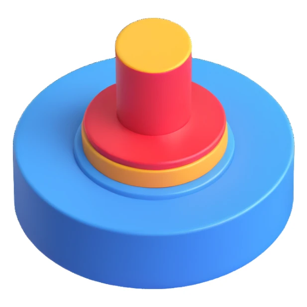 Convert this share button icon to a modern 3D style with no text, keeping the transparent background. sticker