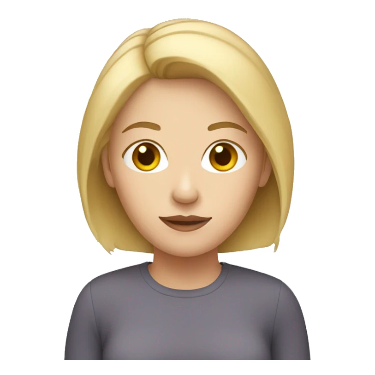 white adult woman with blonde hair sticker