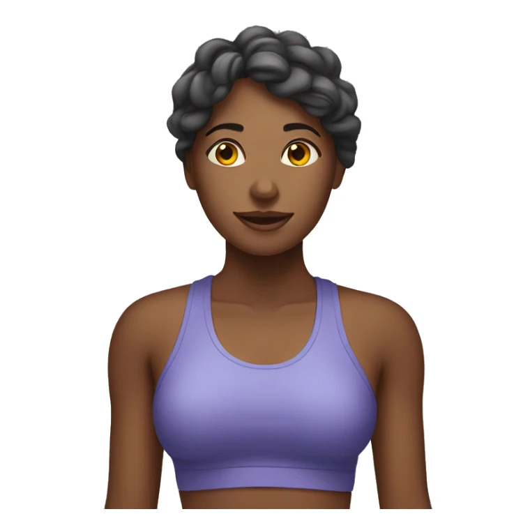 Woman at the gym sticker