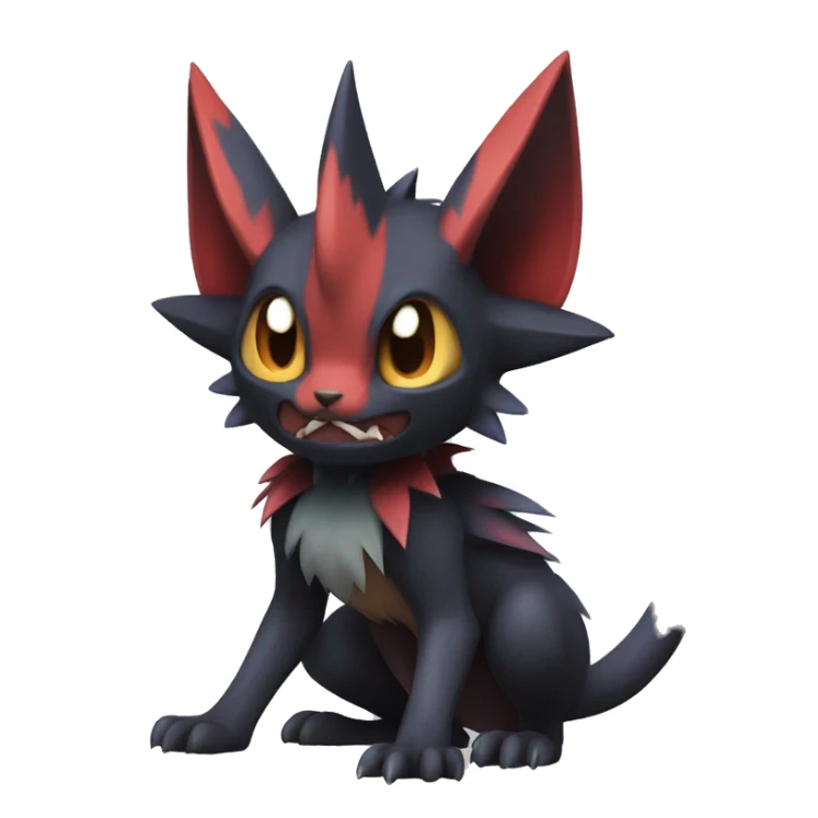 Noivern-Litten-Zorua full body sticker