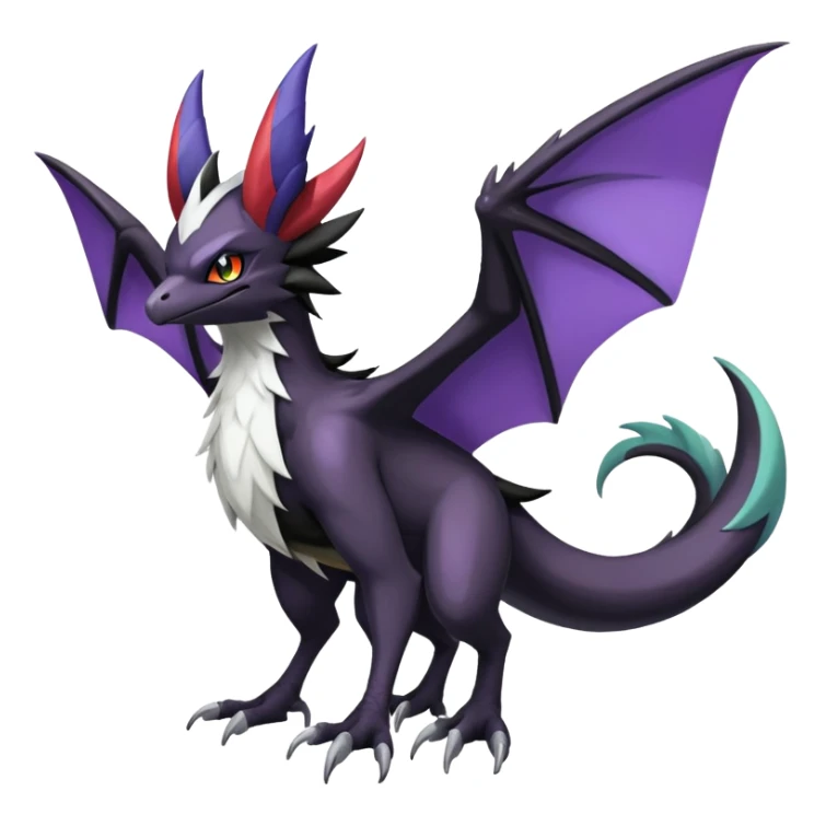 Shiny Dark Nargacuga-Silvally-Noivern-Hybrid (Full body) sticker