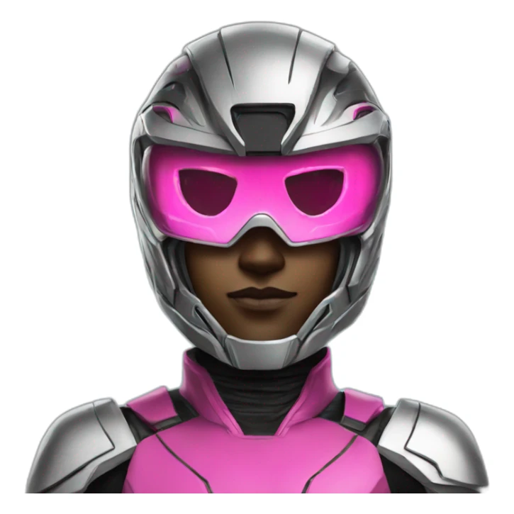 cyberpunk power ranger sticker
