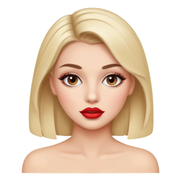 A beautiful girl in salon makeup artist  sticker