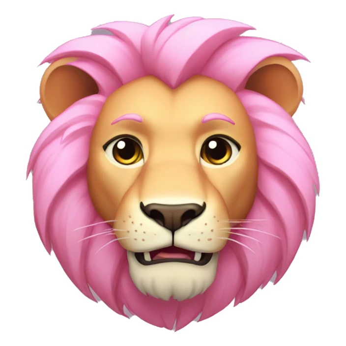 Pink Cartoon Lion from Steven Universe sticker