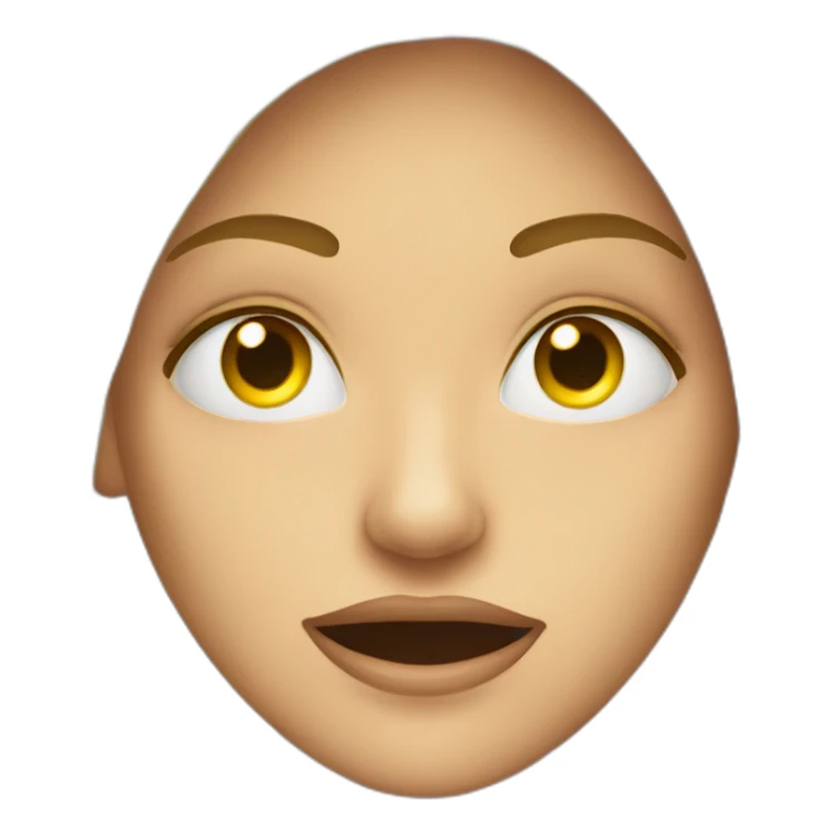 emoji cara amarilla volteando los ojos sticker
