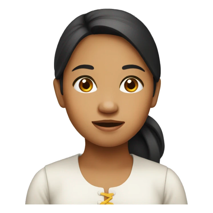 Filipino dutch girl sticker