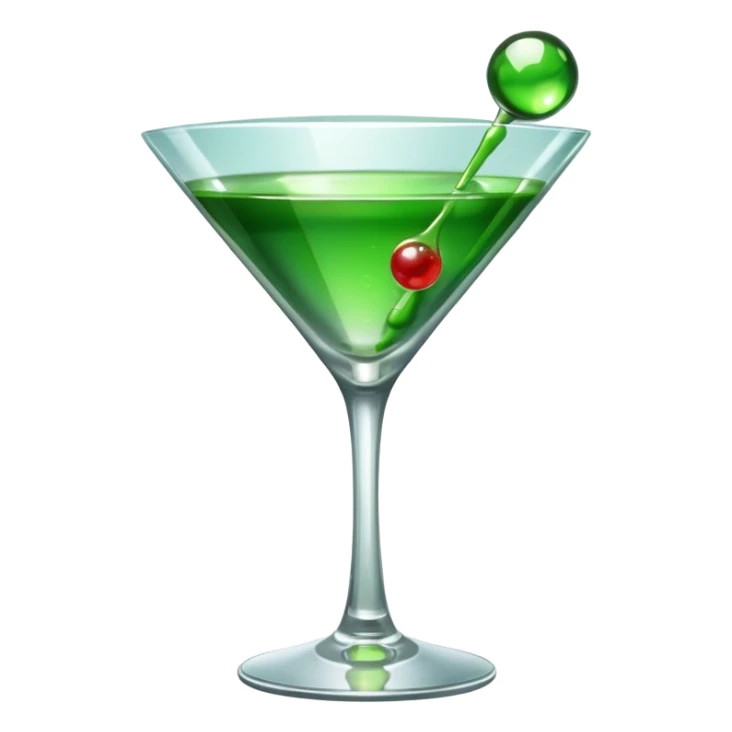 Martini glass using a phone sticker