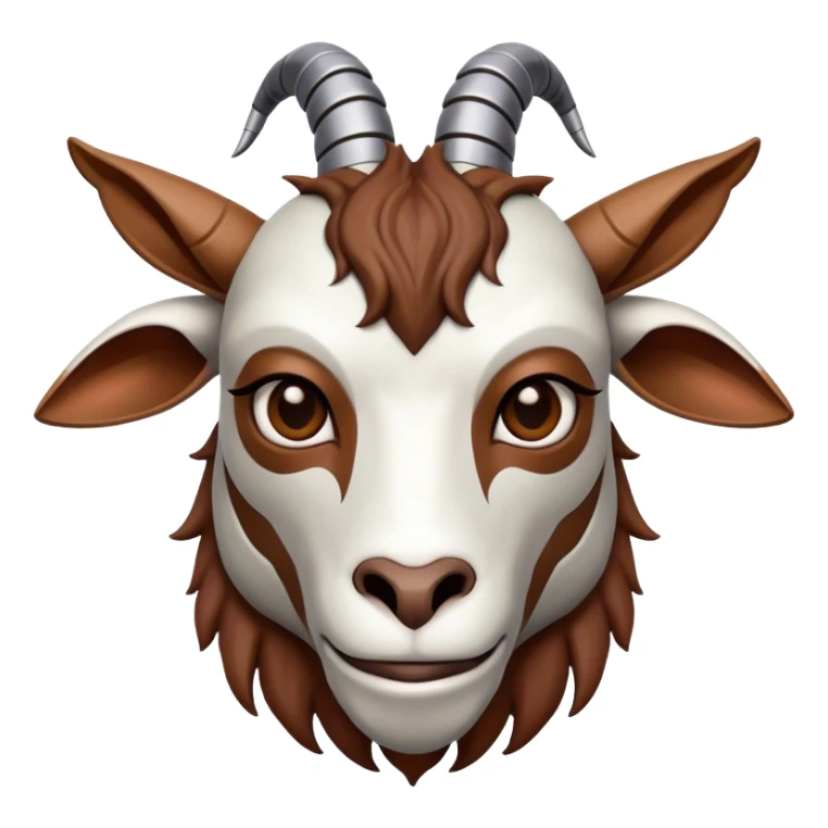 Cybernetic Goat(Ram) man 2/3 up view sticker