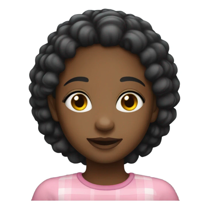 I want it to be a girl that’s very cute and black sticker