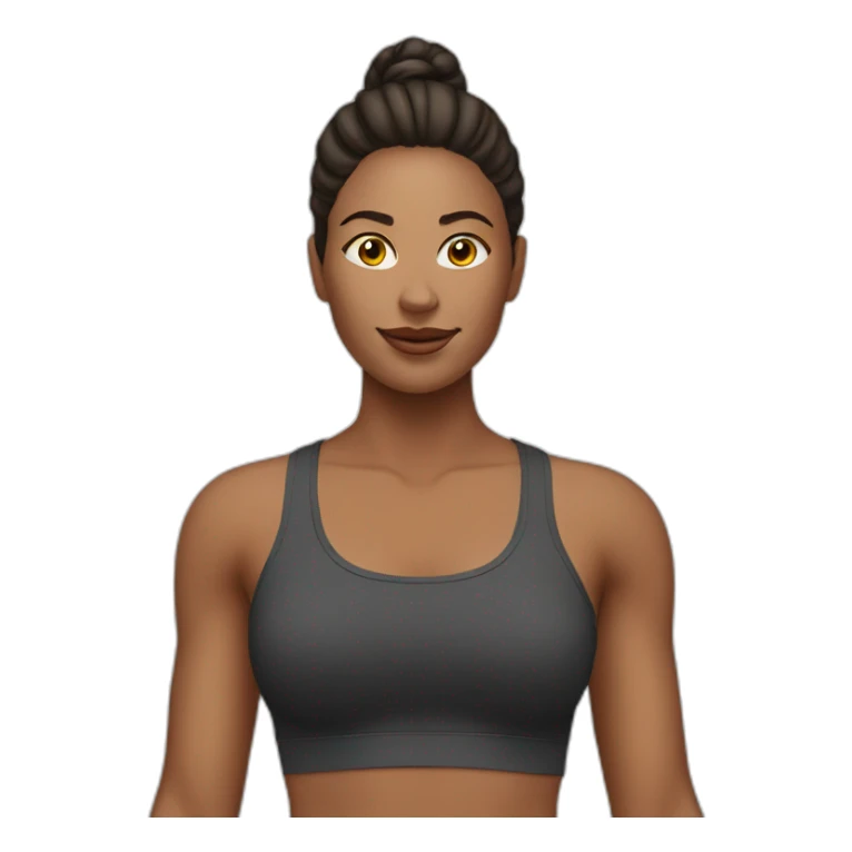 Fit woman sticker