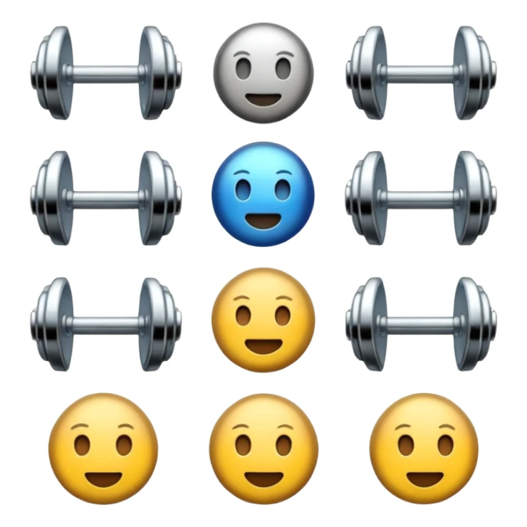 emojis of strength sticker