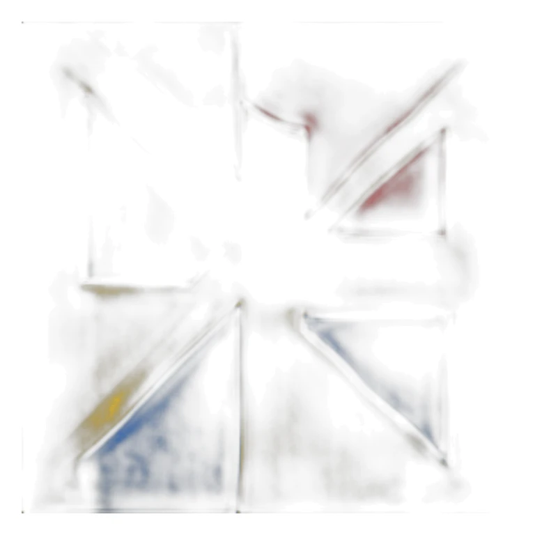 flag emoji with a blue Scandinavian cross with a red outline on a yellow background Ingermanland sticker