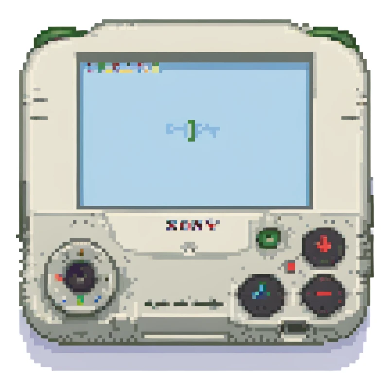 белый плеер Sony, no background sticker