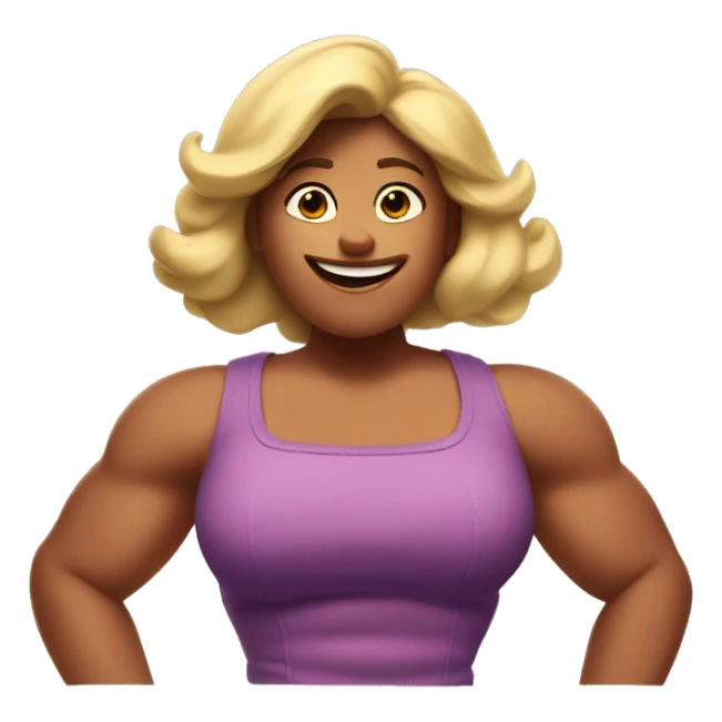 'Disney Pixar movie style poster'' muscular gargantuan extremely muscular massive giant female woman sticker