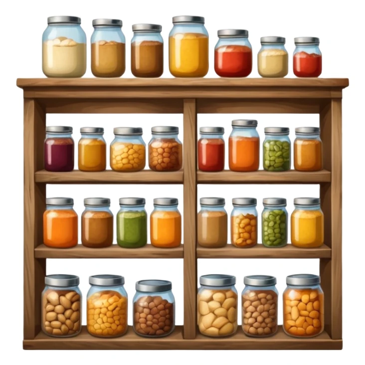 A food pantry with the words The Pantry written on it sticker