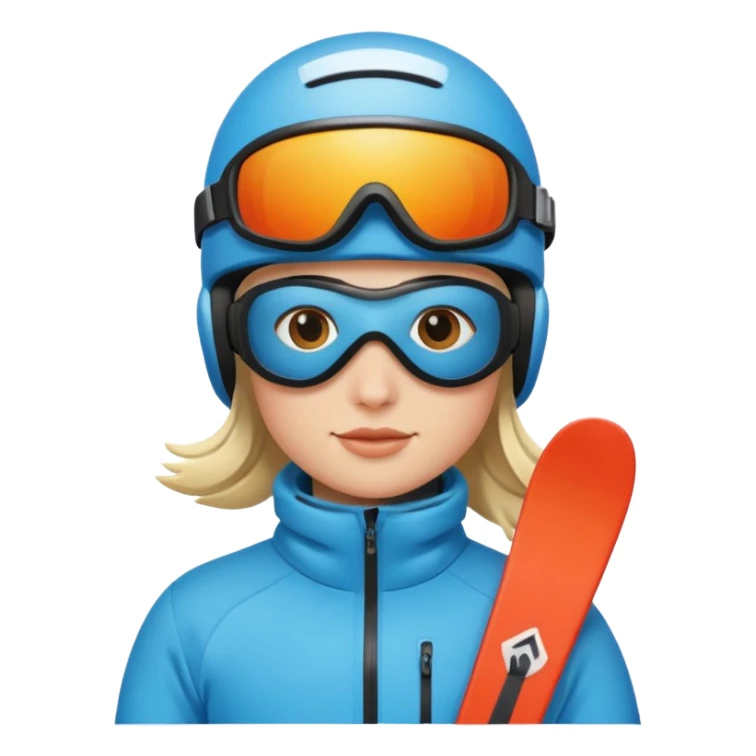 A person is skiing on the snow
person sticker