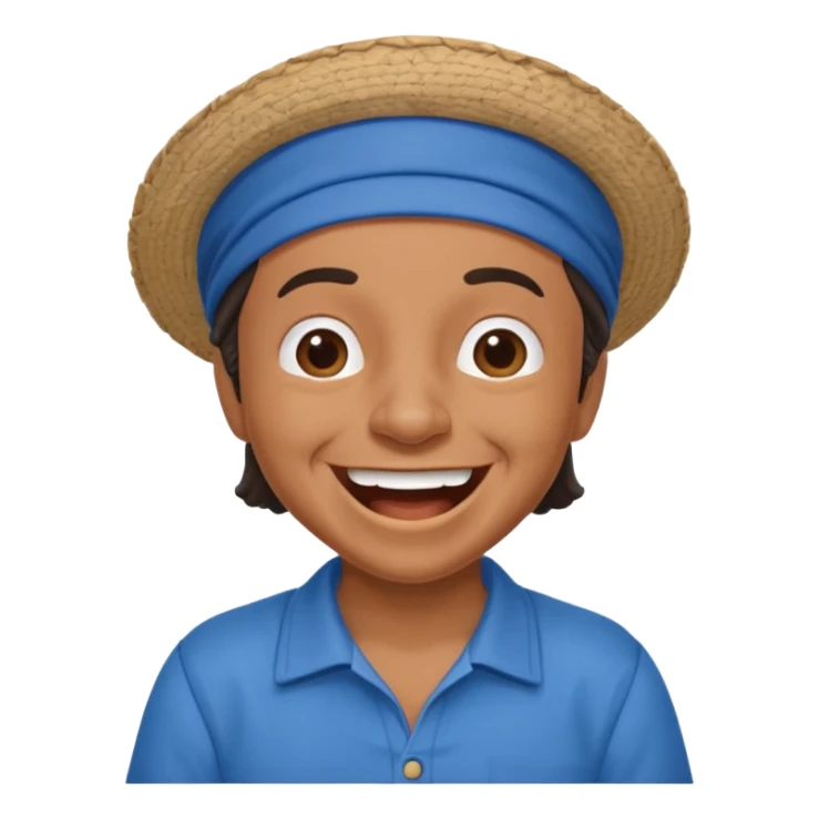 El botija del chavo del ocho riendose sticker