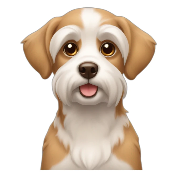 Finois de laponie chien marron sticker