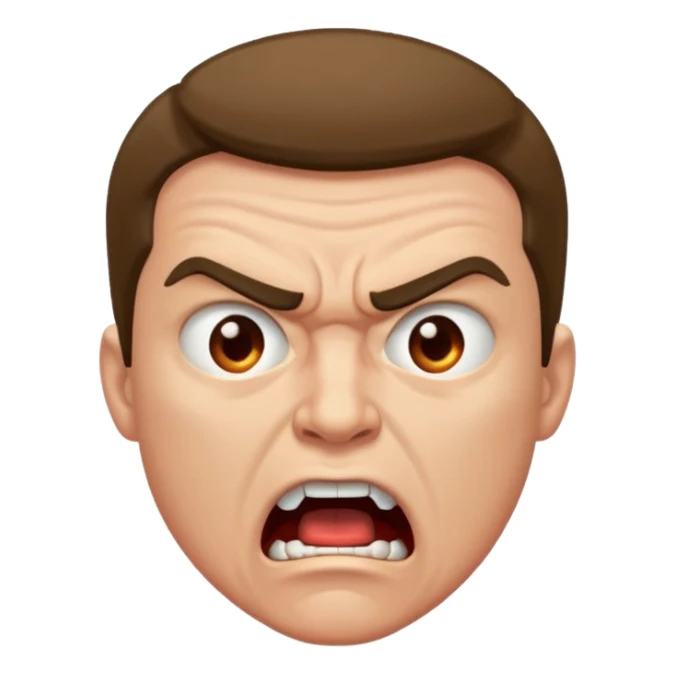 can u open his mouth in anger so it can look more dangerous sticker