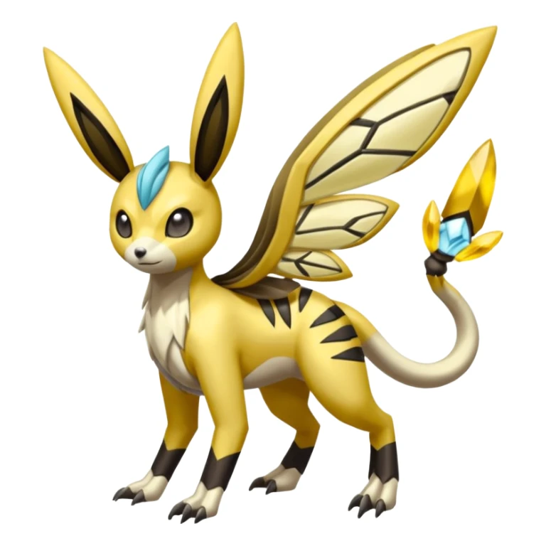 Meloetta-Renamon-Beedrill-Manectric-Palkia-Cresselia-fusion sticker