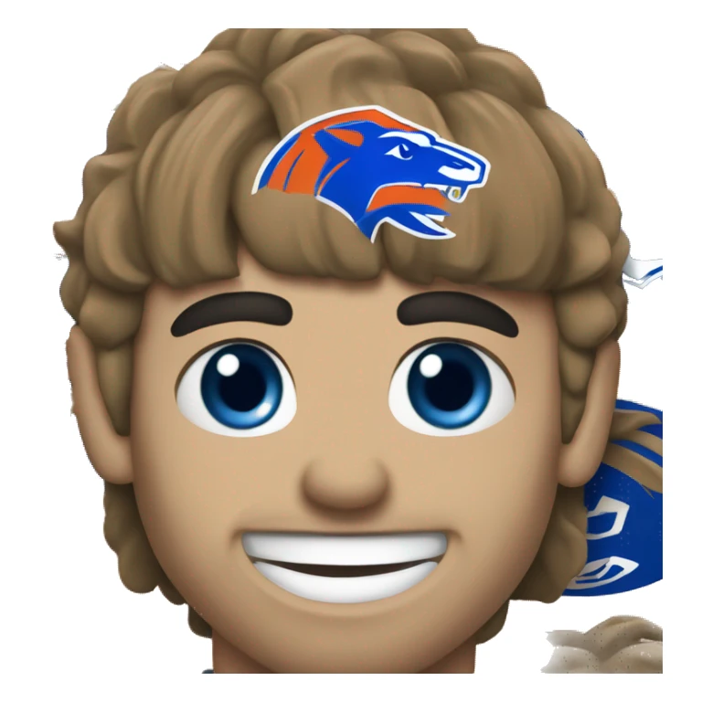 Boise state football sticker