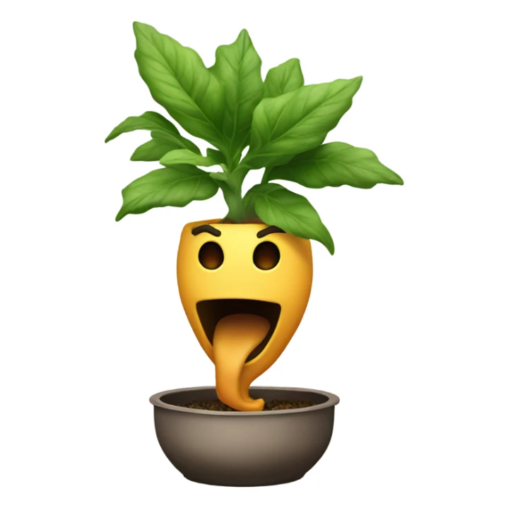 Mandragora out of pot screaming sticker