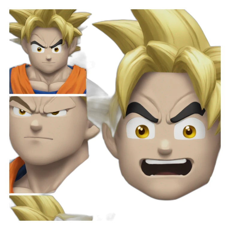 Goku qui a fais saigner jiren sticker