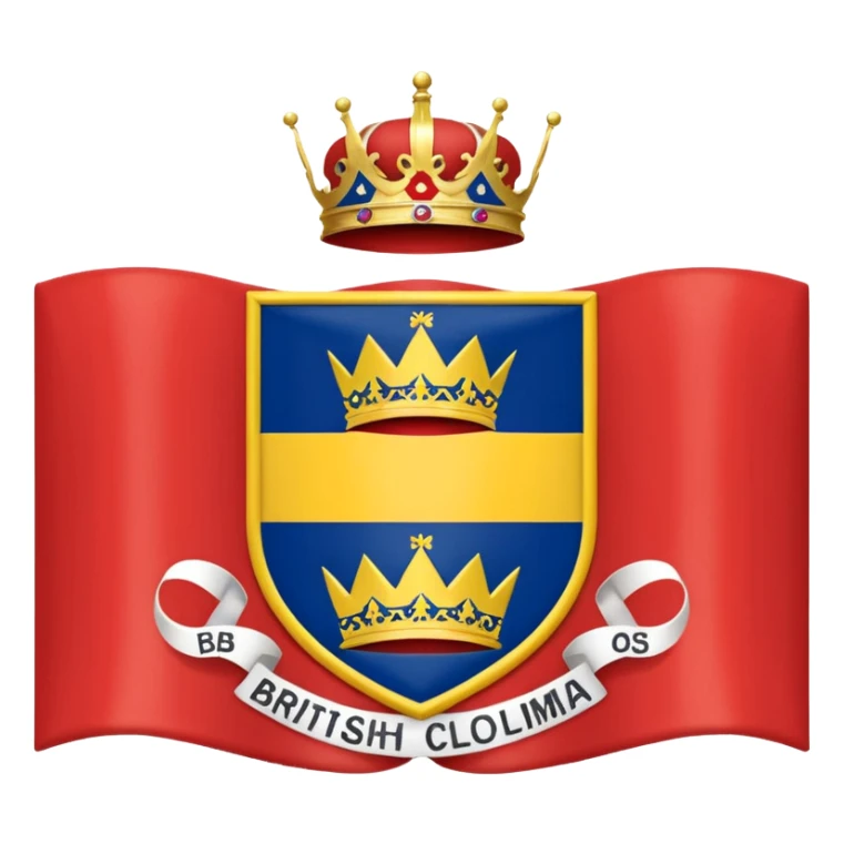 the flag of beautiful british columbia sticker