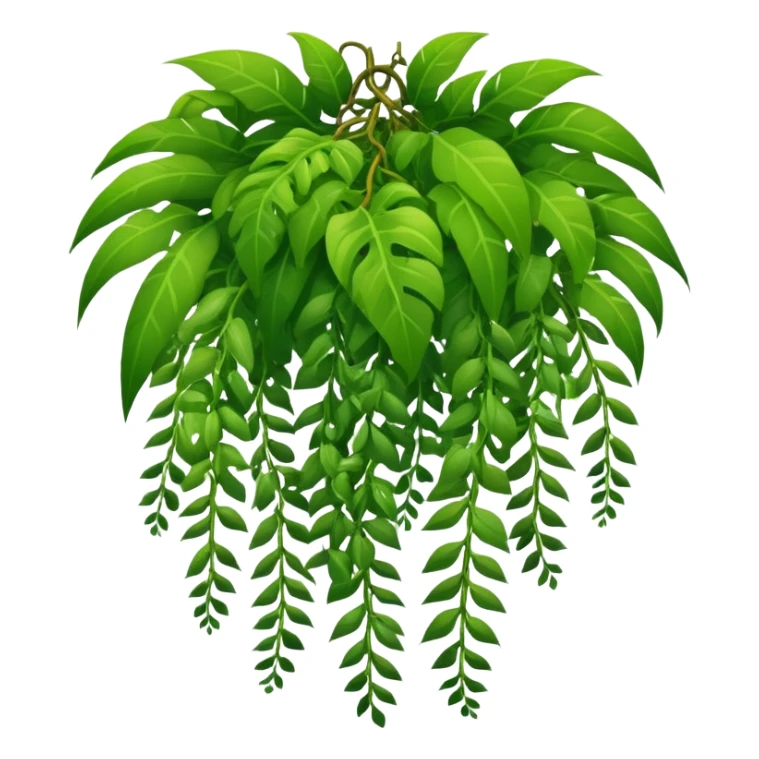 tropical jungle lianas hanging sticker