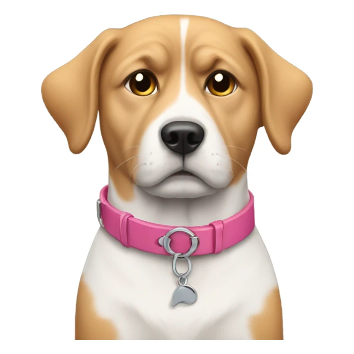 sad-dog-and-cat-with-collars sticker