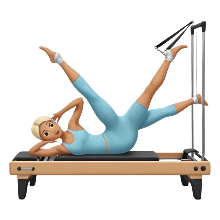 Me doing Pilates on the reformer sticker