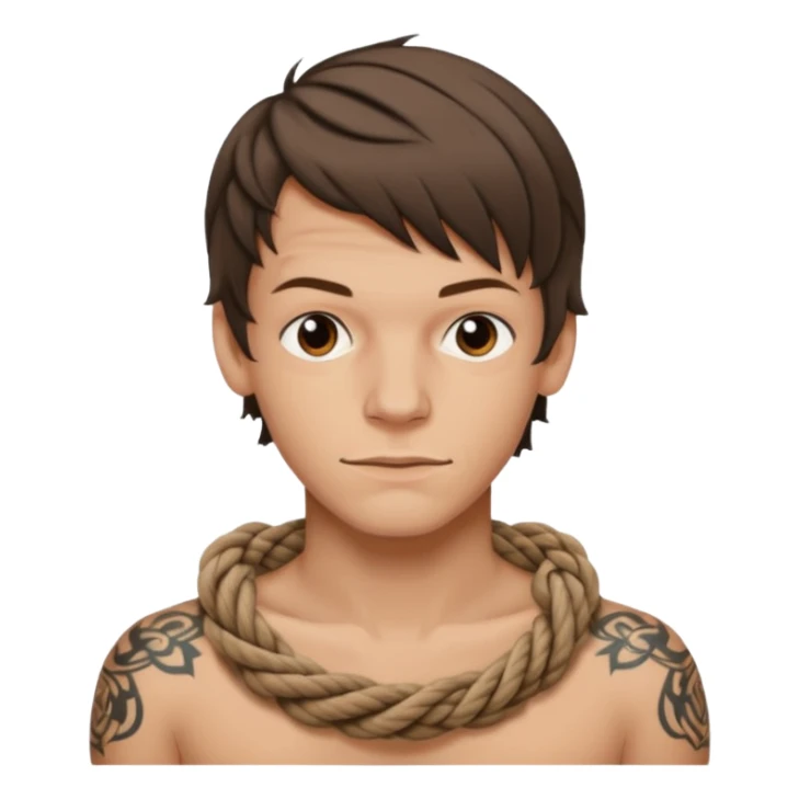 Louis tomlinson knotted rope tattoo sticker
